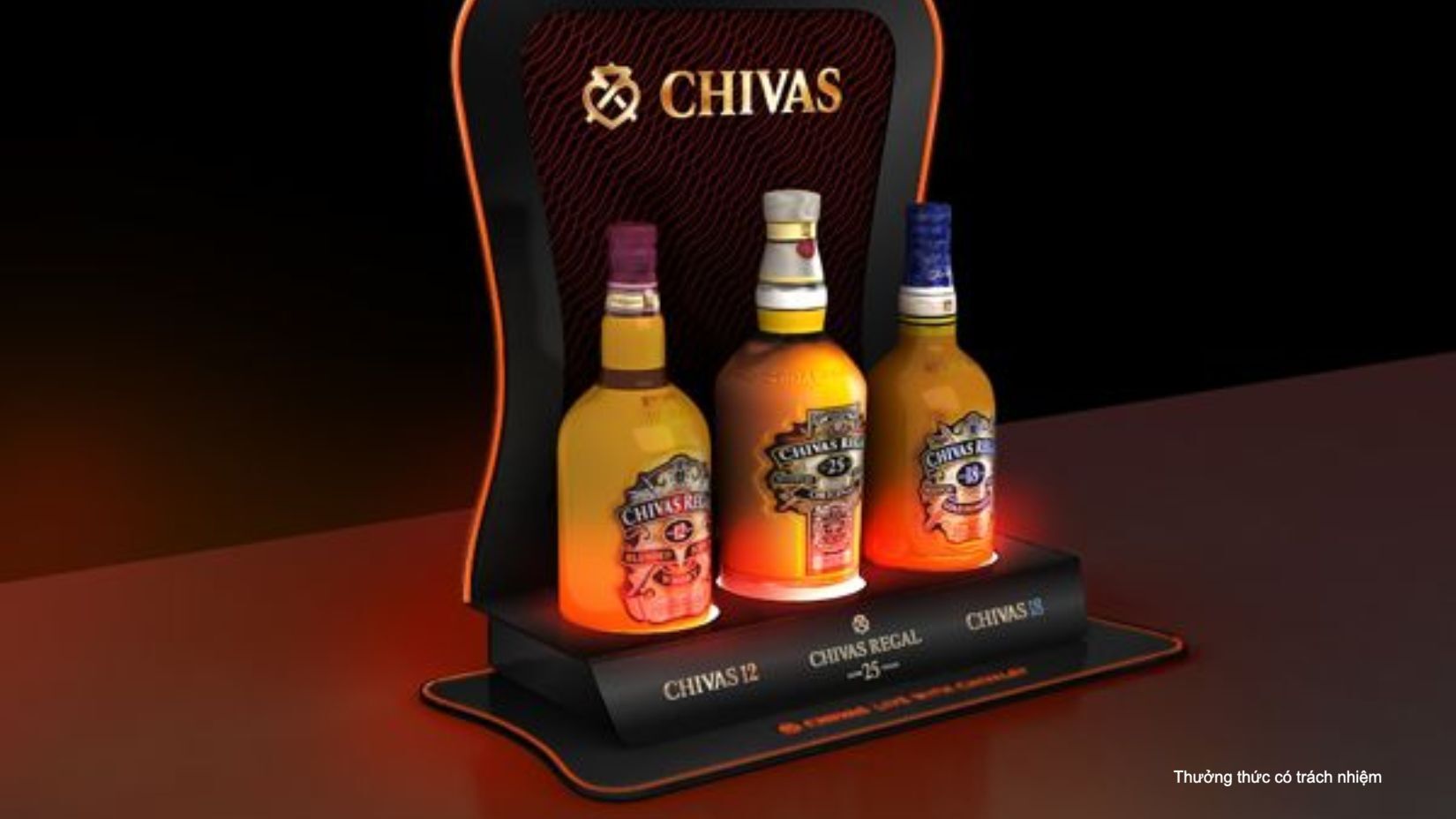 Có rất nhiều cách phân biệt các dòng rượu Chivas