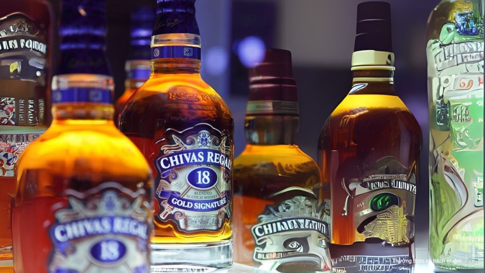 Phân loại Chivas theo tuổi rượu là cách phân biệt đơn giản nhất