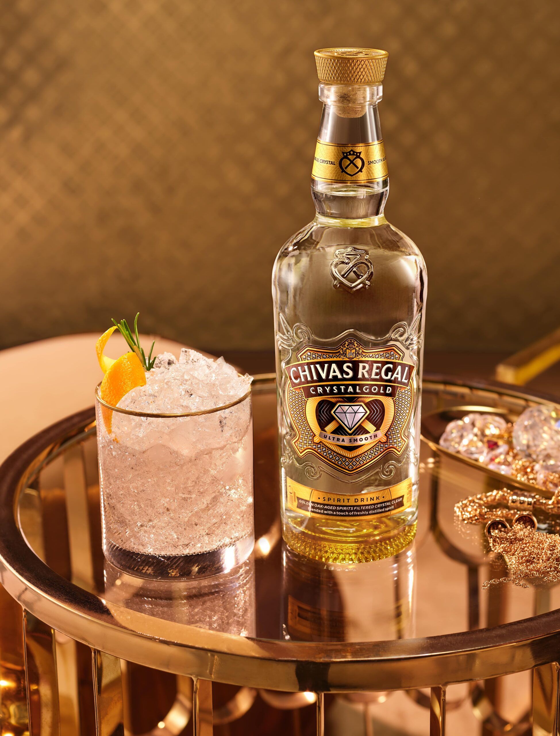 シーバスリーガル Crystalgold』オーク樽で熟成された黄金色の