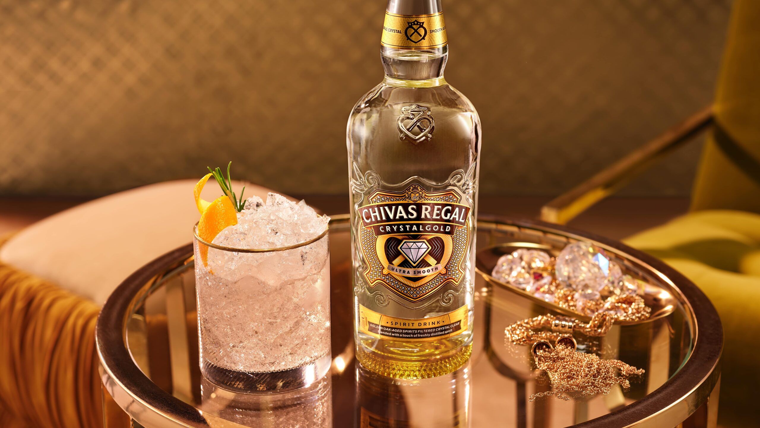 Crystalgold Fashioned Crushカクテルレシピ - Chivas Regal Chivas