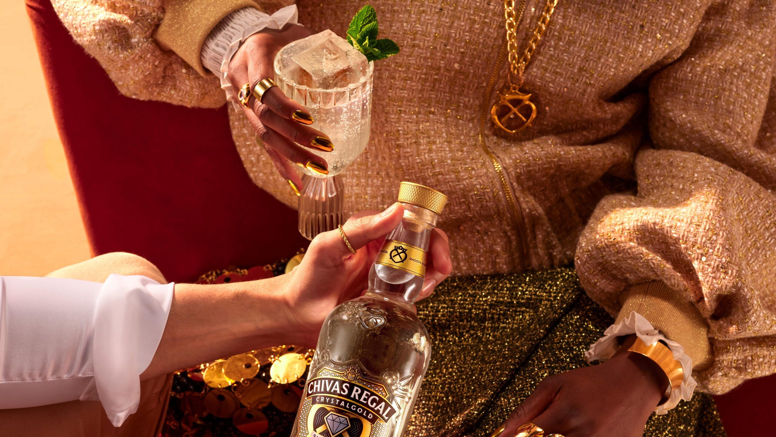 Chivas Regal Crystalgold Spritz cocktail recipe