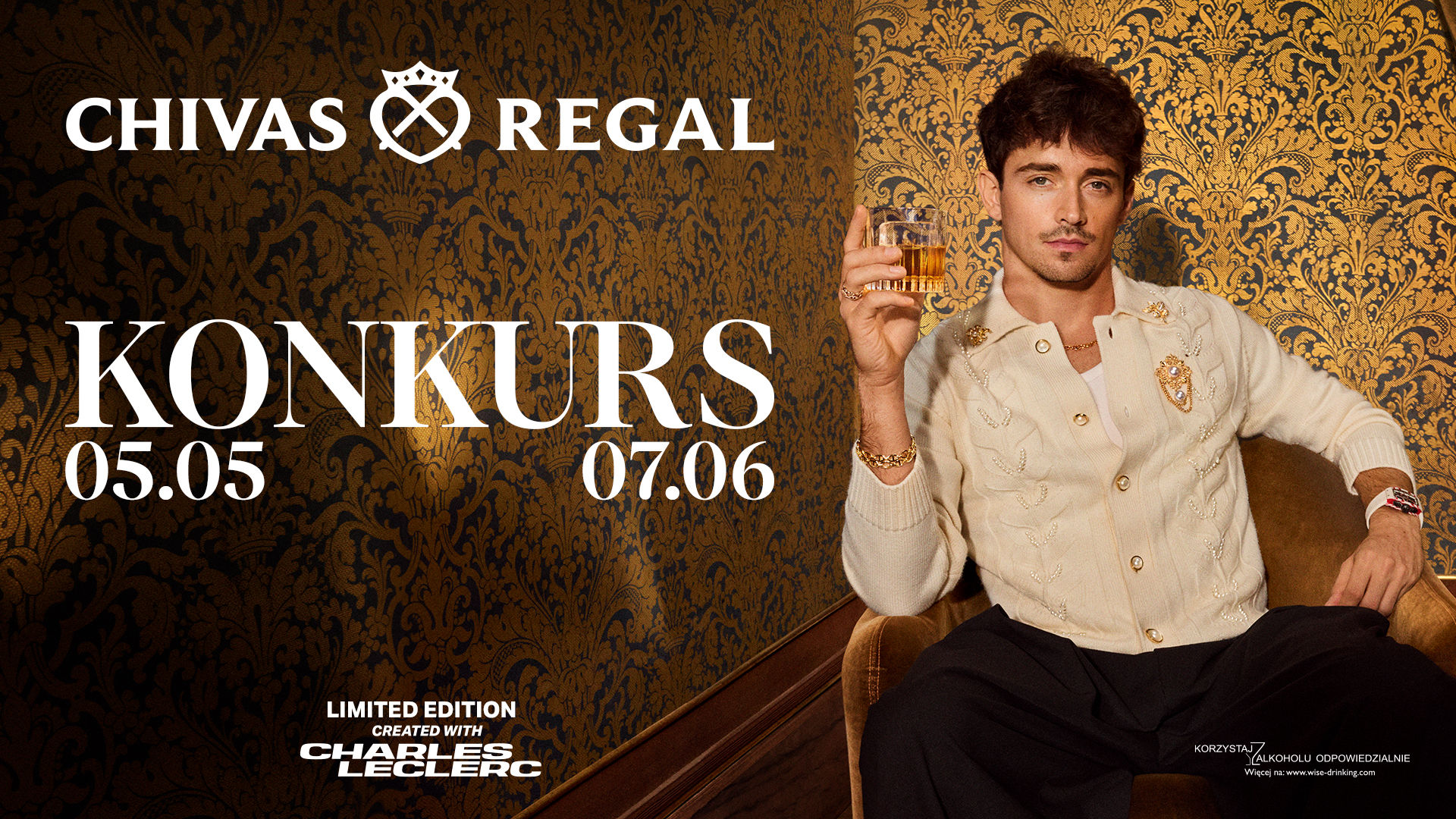 Konkurs Chivas Regal 16 x Charles Leclerc