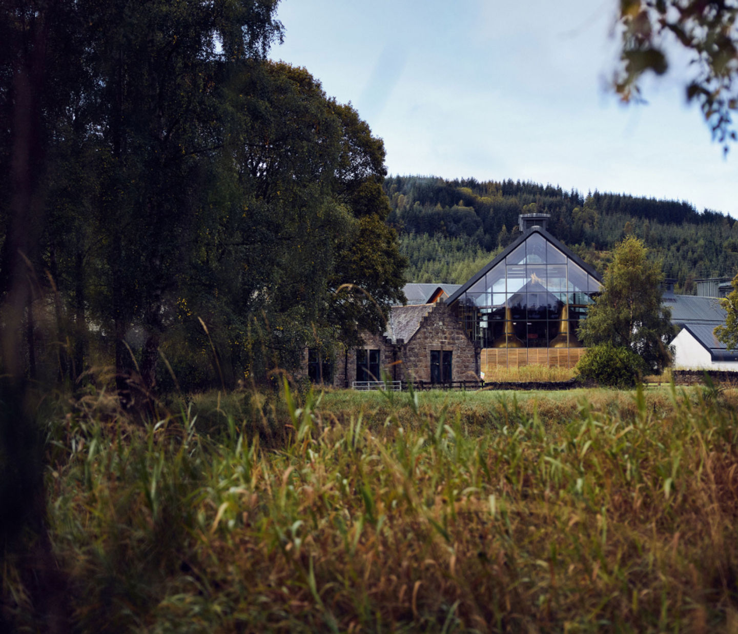 Dalmunach Distillery background