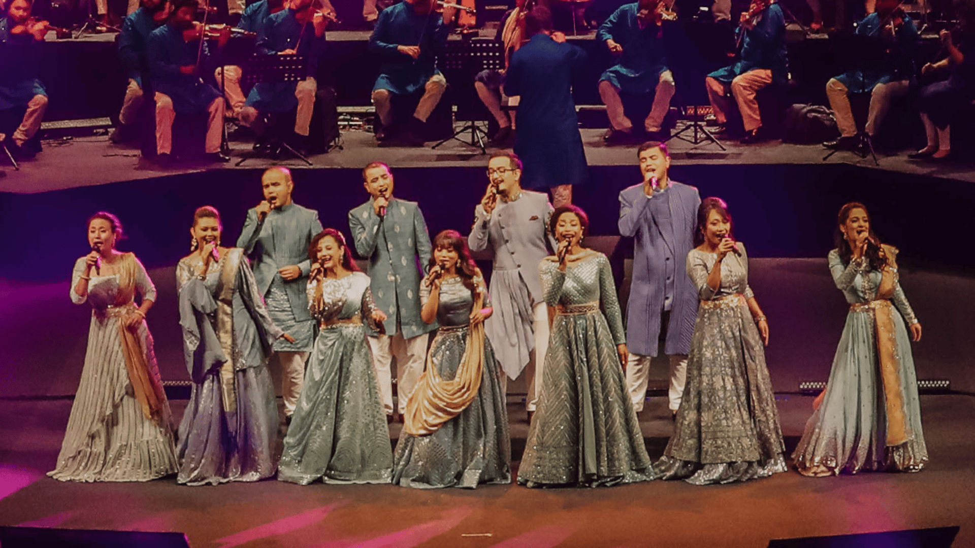 Shillong Chamber Choir performing live, blending Western classical music with Indian melodies