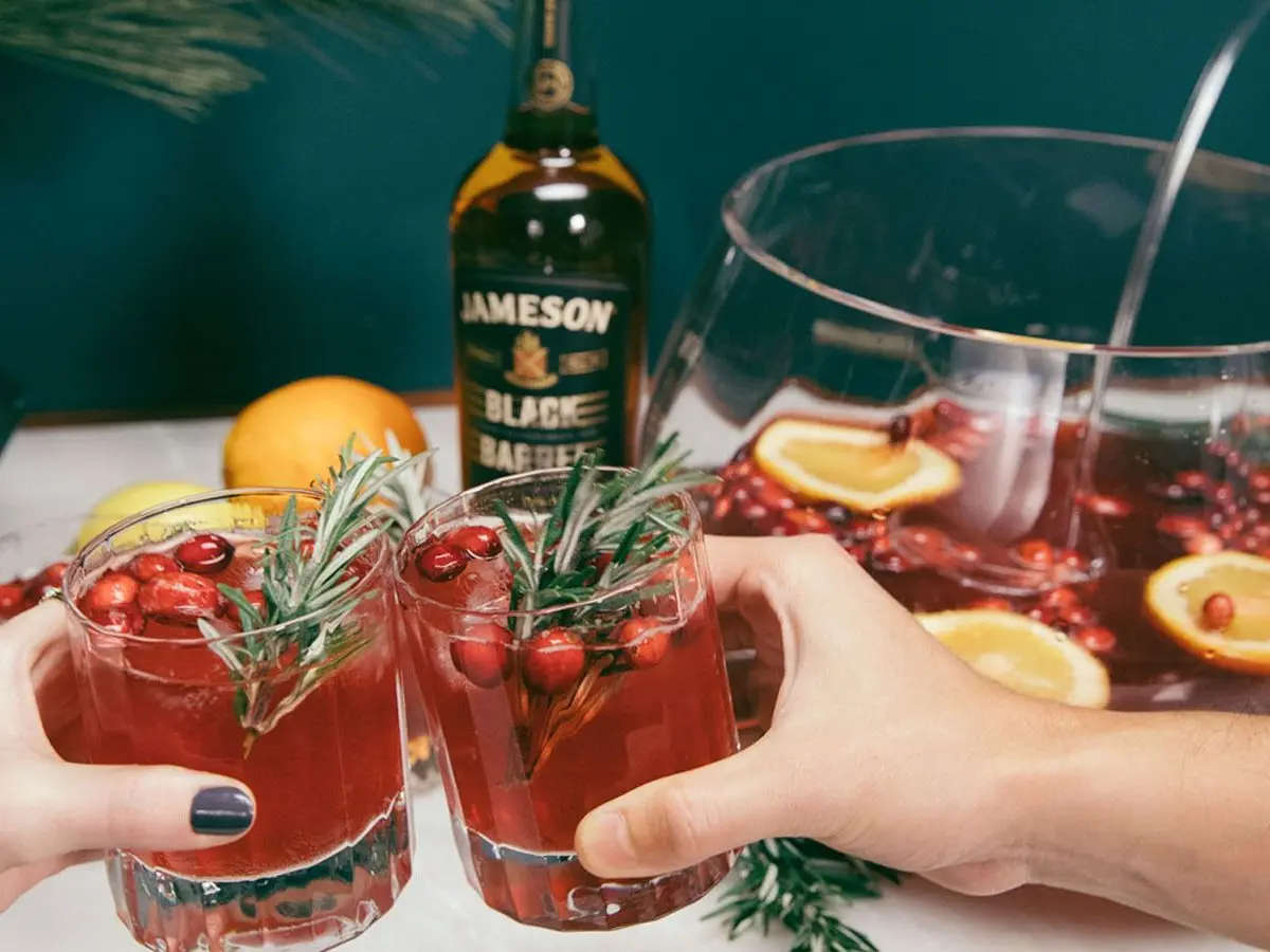 Merry Berry Punch Cocktail