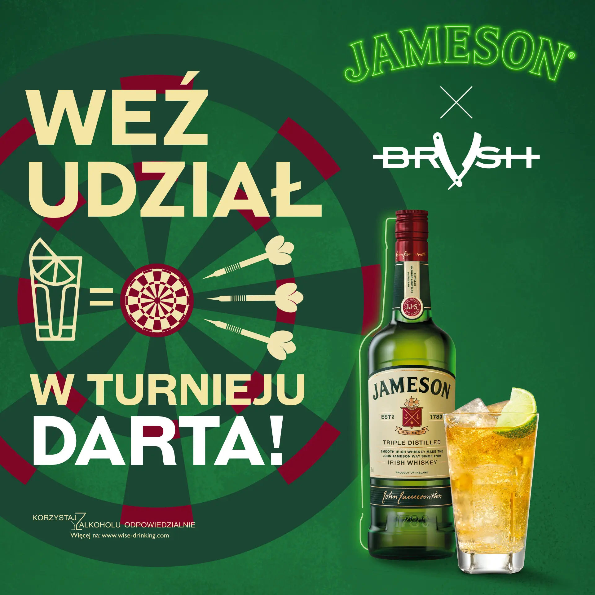 Jameson Darts x Brush