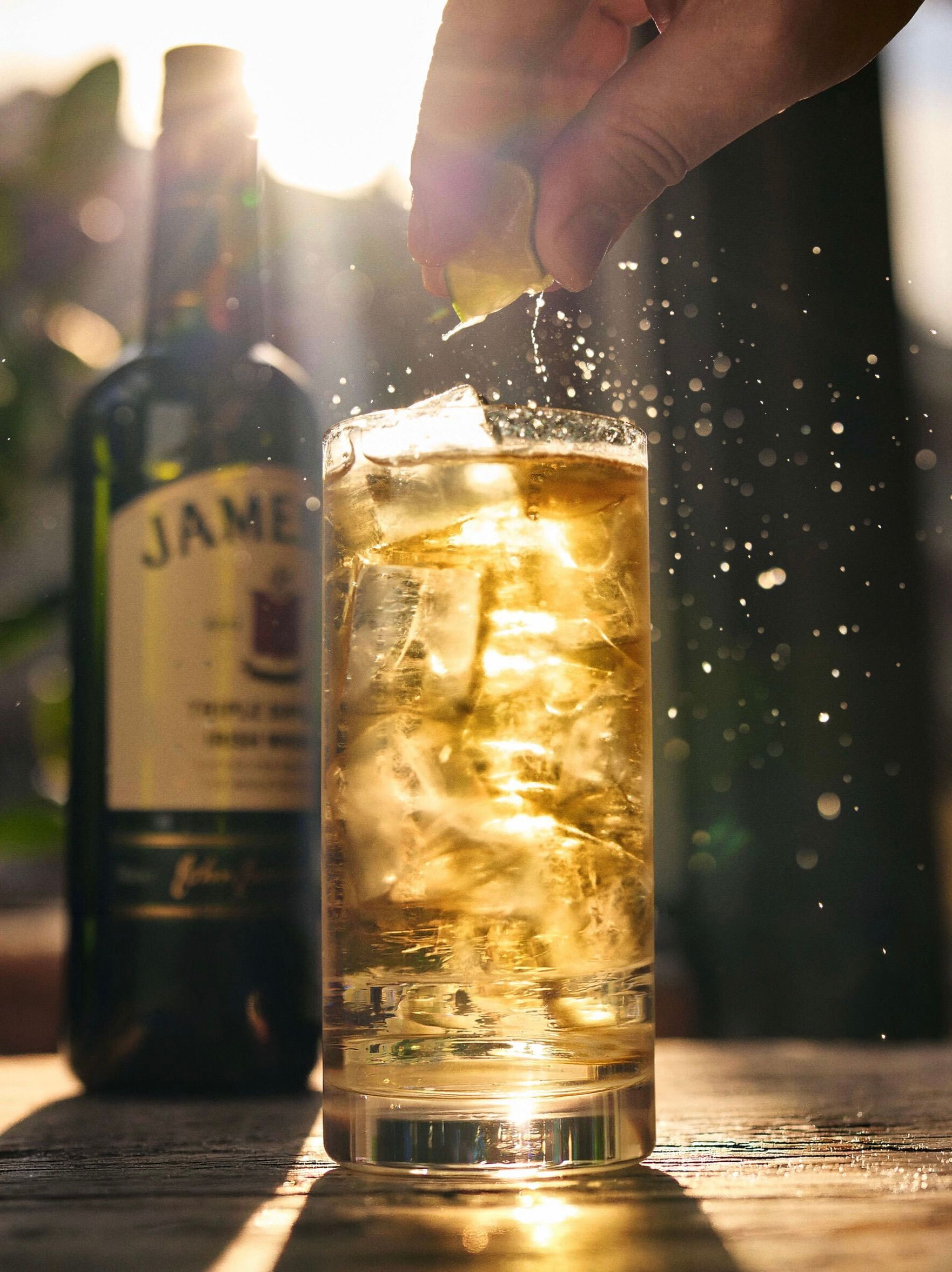 Jameson Ginger and Lime cocktail