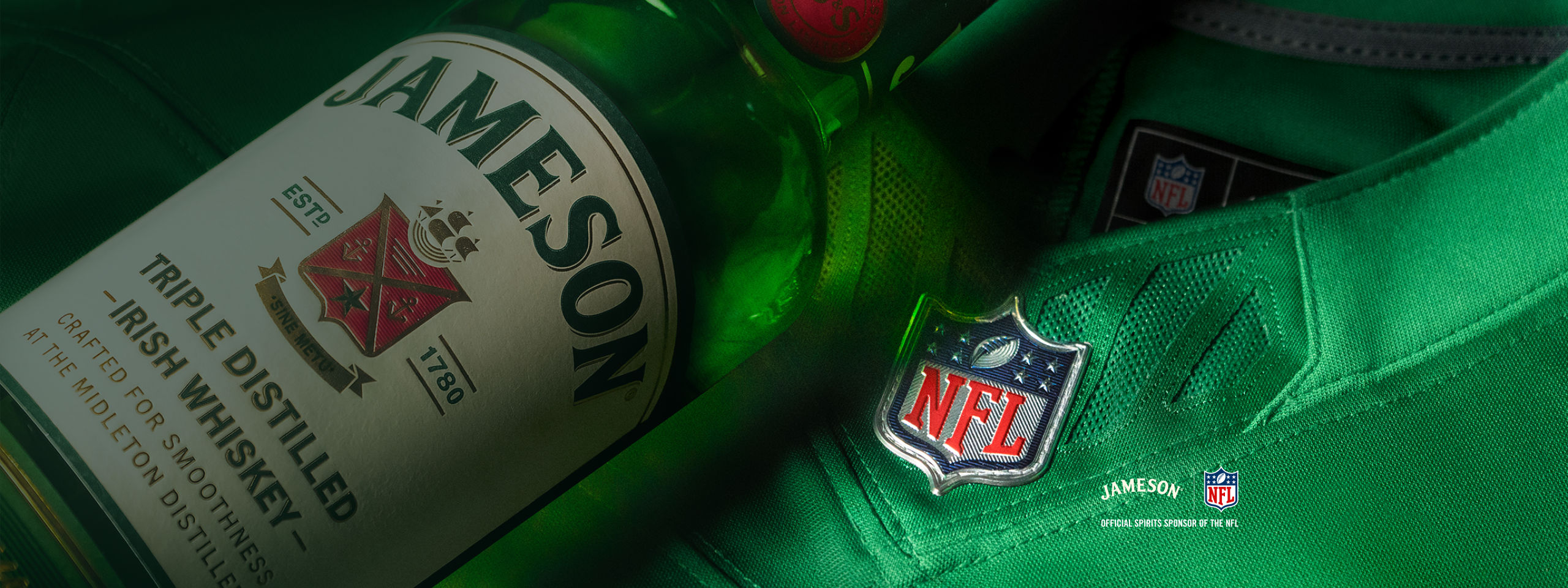 Jameson NFL Hero homepage