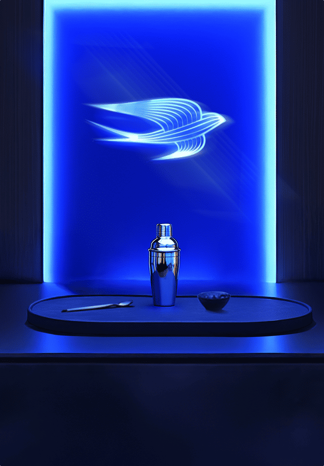 Visual of Martell bar