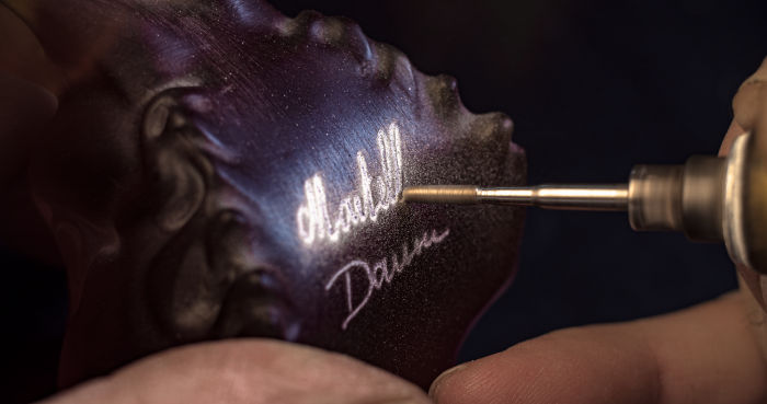 Visual of the engraving