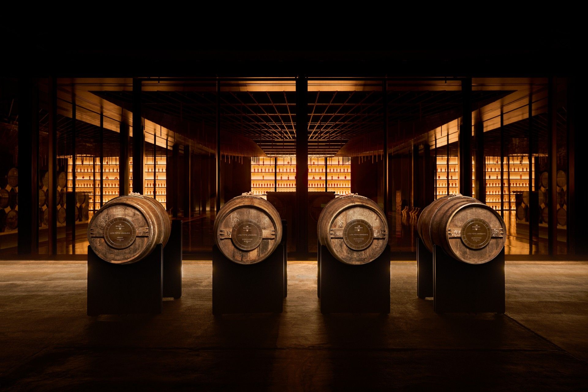 Visual of Martell's unique barrels