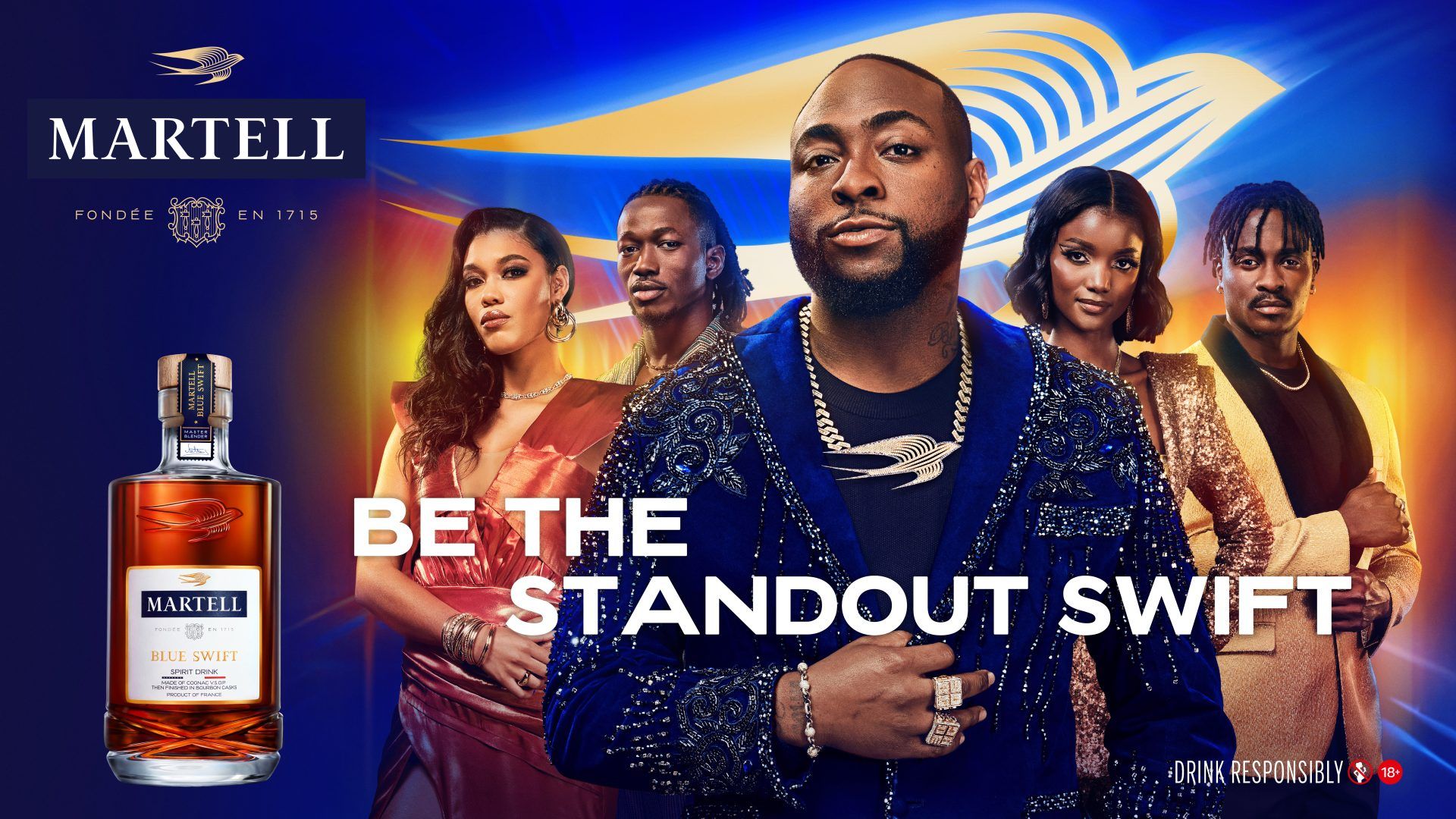 MARTELL B25 Be the Standout Swift Davido