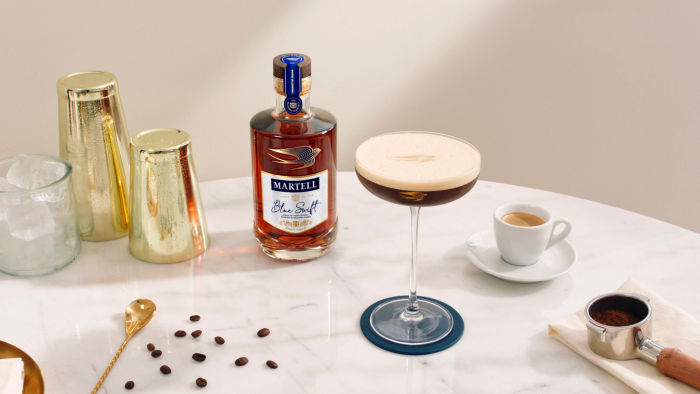 Martell cognac cocktail espresso martini