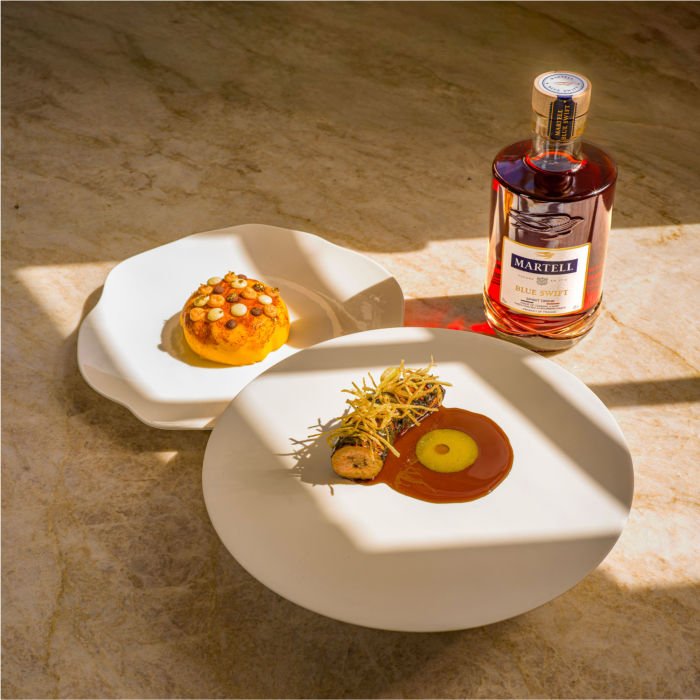 Martell Chanteloup Final dressing by chef Mazzia and chef Magri