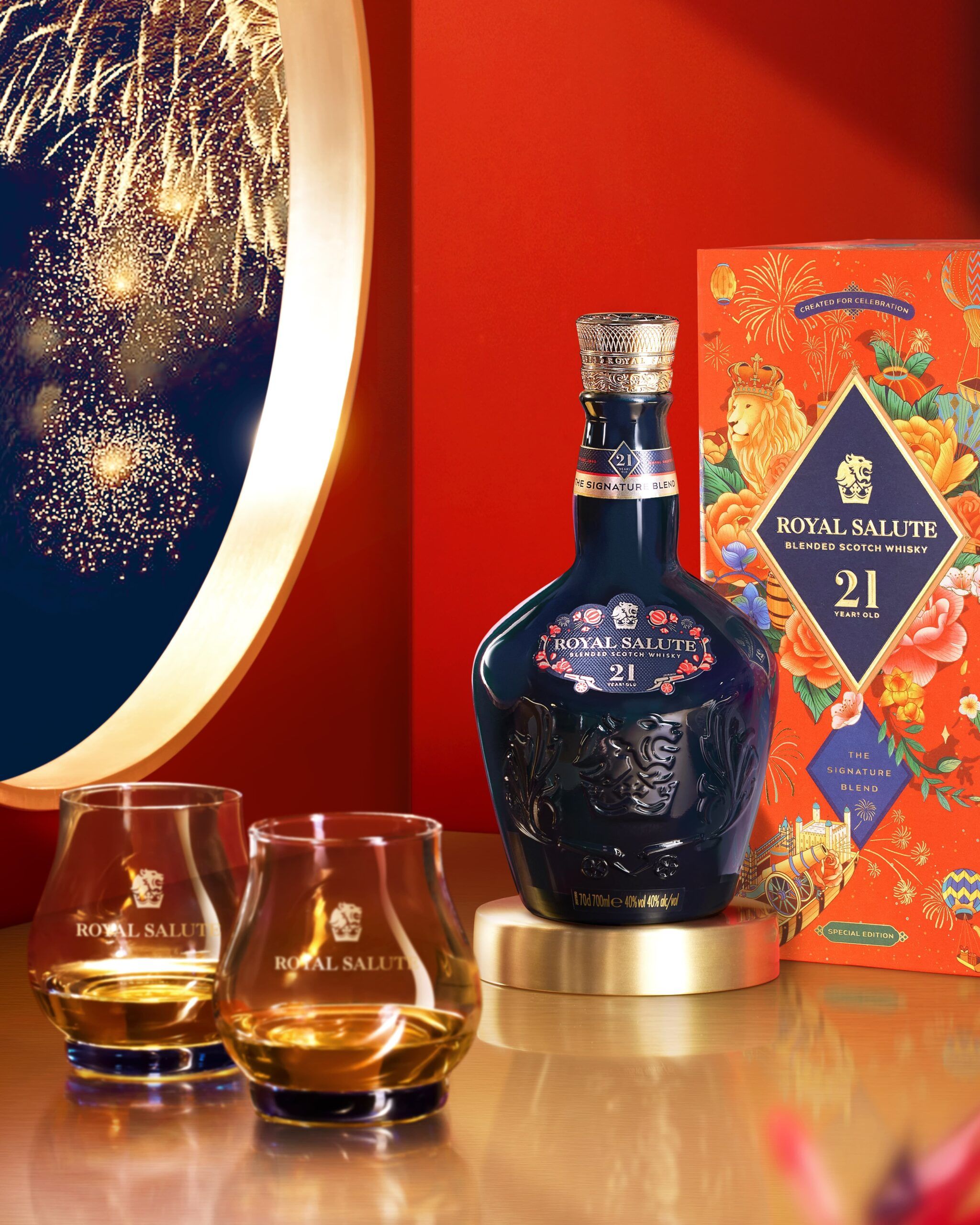 Royal Salute - ロイヤル Year Edition ロイヤルサルート CHIVAS