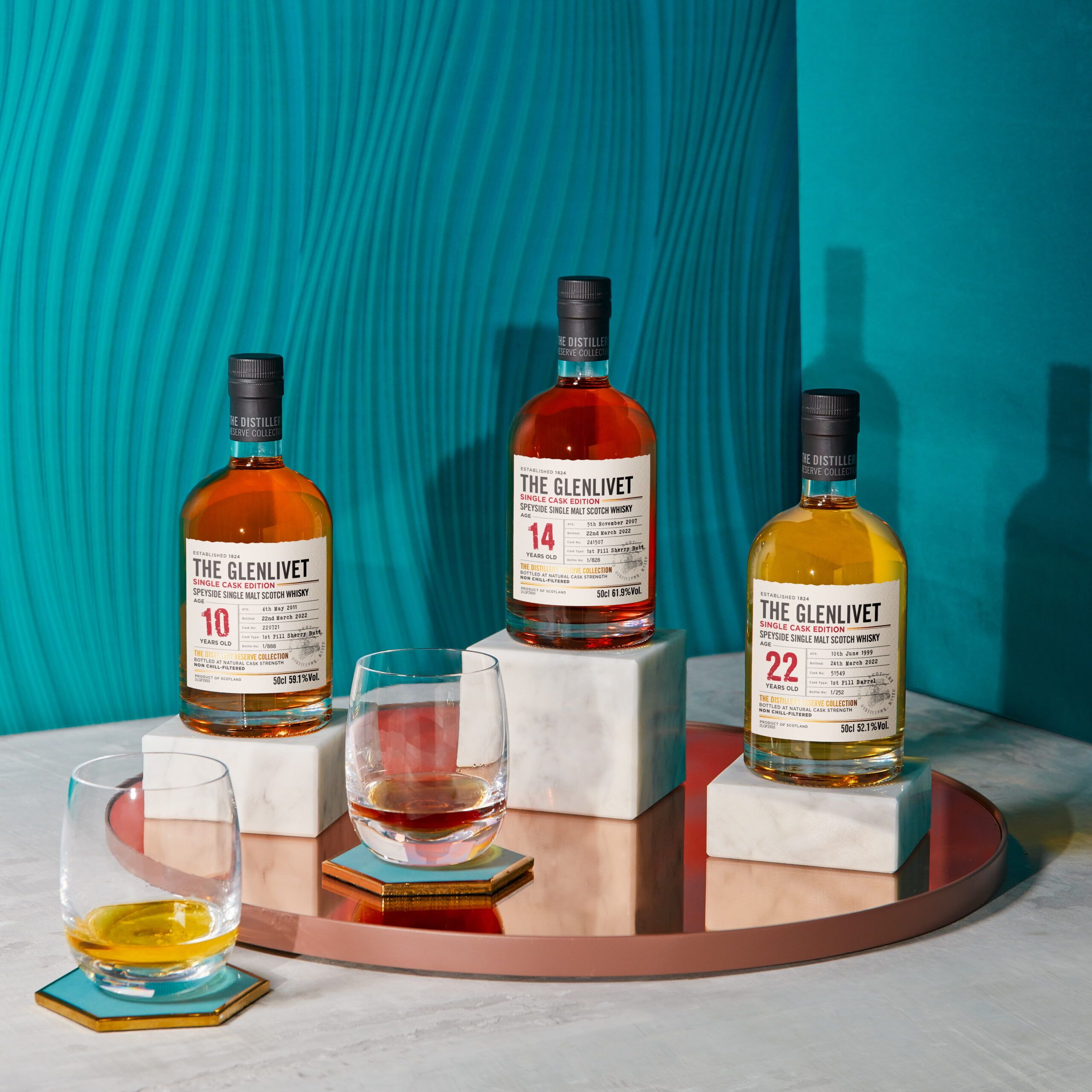the glenlivet distillery single cask 2022 collection