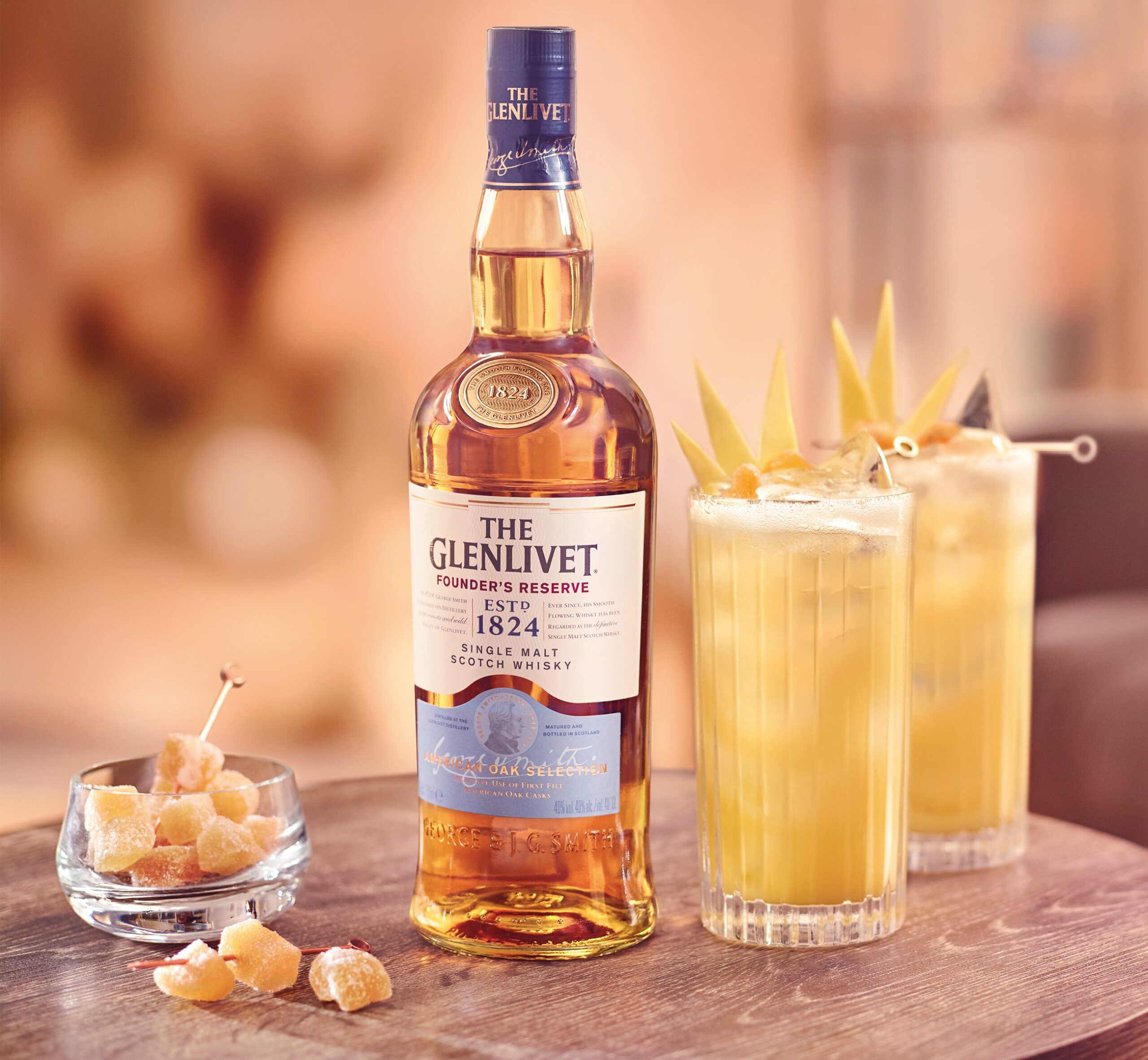 ウイスキー THE GLENLIVET FOUNDER'S RESERVE 1824 Founder's Reserve Single Malt Scotch Whisky - The Glenlivet US