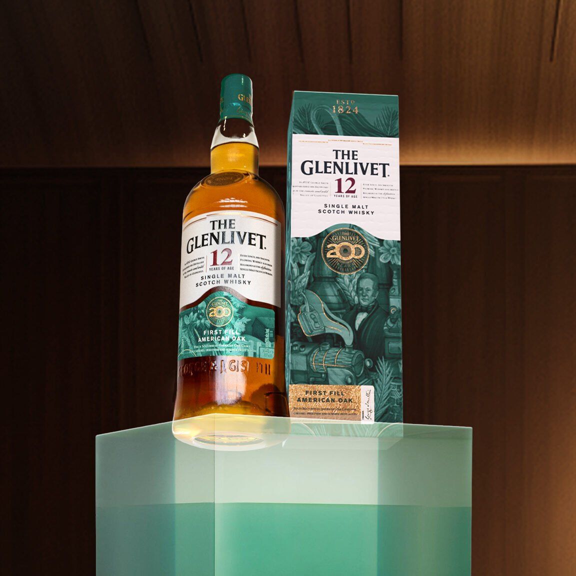 ウイスキー THE GLENLIVET12 200th 12年 200周年記念限定ボトル ザ・グレンリベット