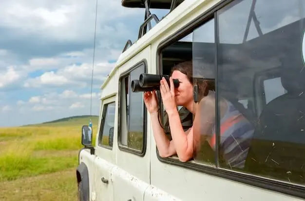Kenya safari binoculars