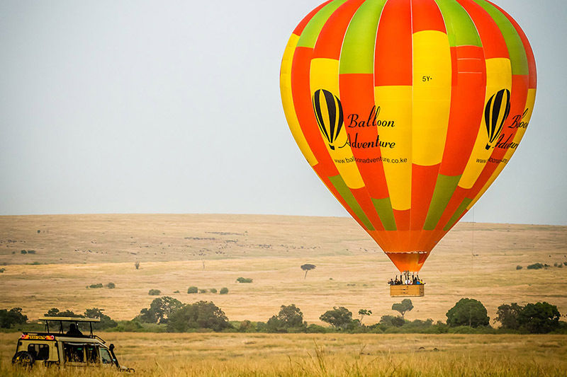 Expérience de safari en montgolfière au Masai Mara, Kenya