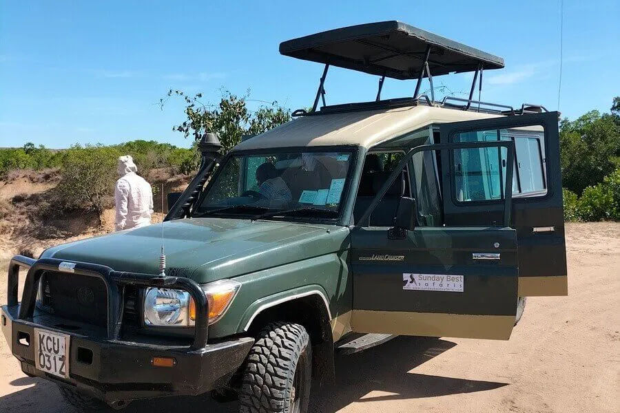 Sunday Best Safaris vehicle