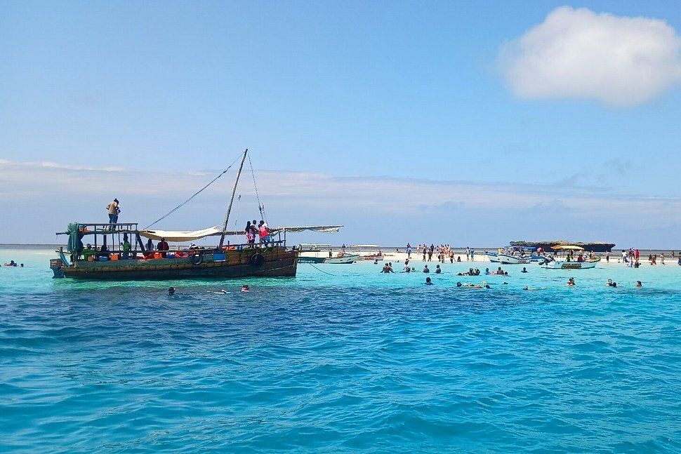 Swimming at Kisite with sanbank - Wasini Island weekend getaway