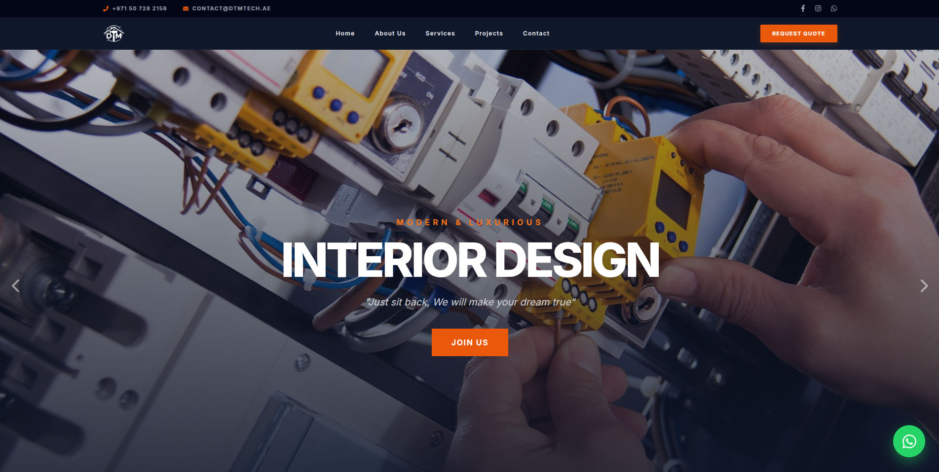 DTM Technologies UAE - Corporate Website