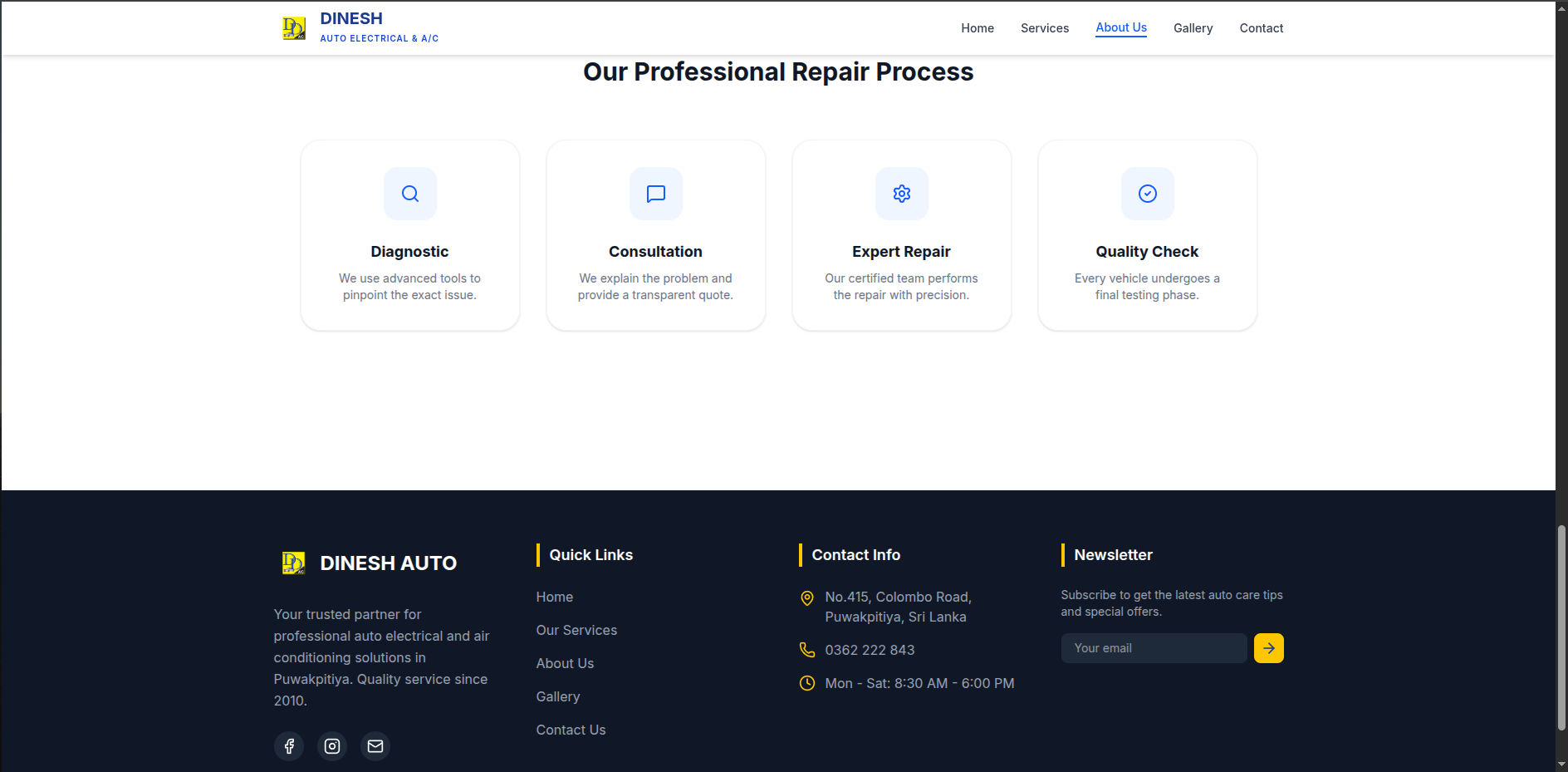 DD AC Repair Center - Service Booking System - Image 5