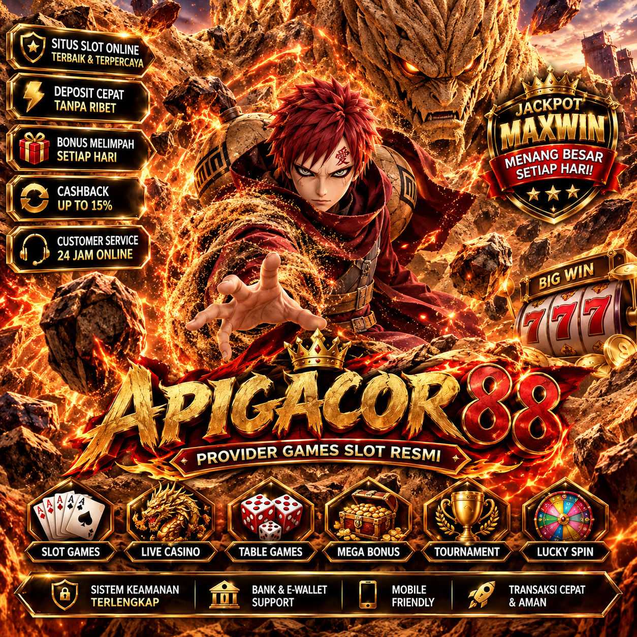 APIGACOR88: Akses Provider Games Slot PG Soft Resmi 2026