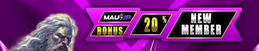 MAUJP Bonus New Member 20%