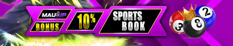 Bonus Sportbooks 10% MAUJP