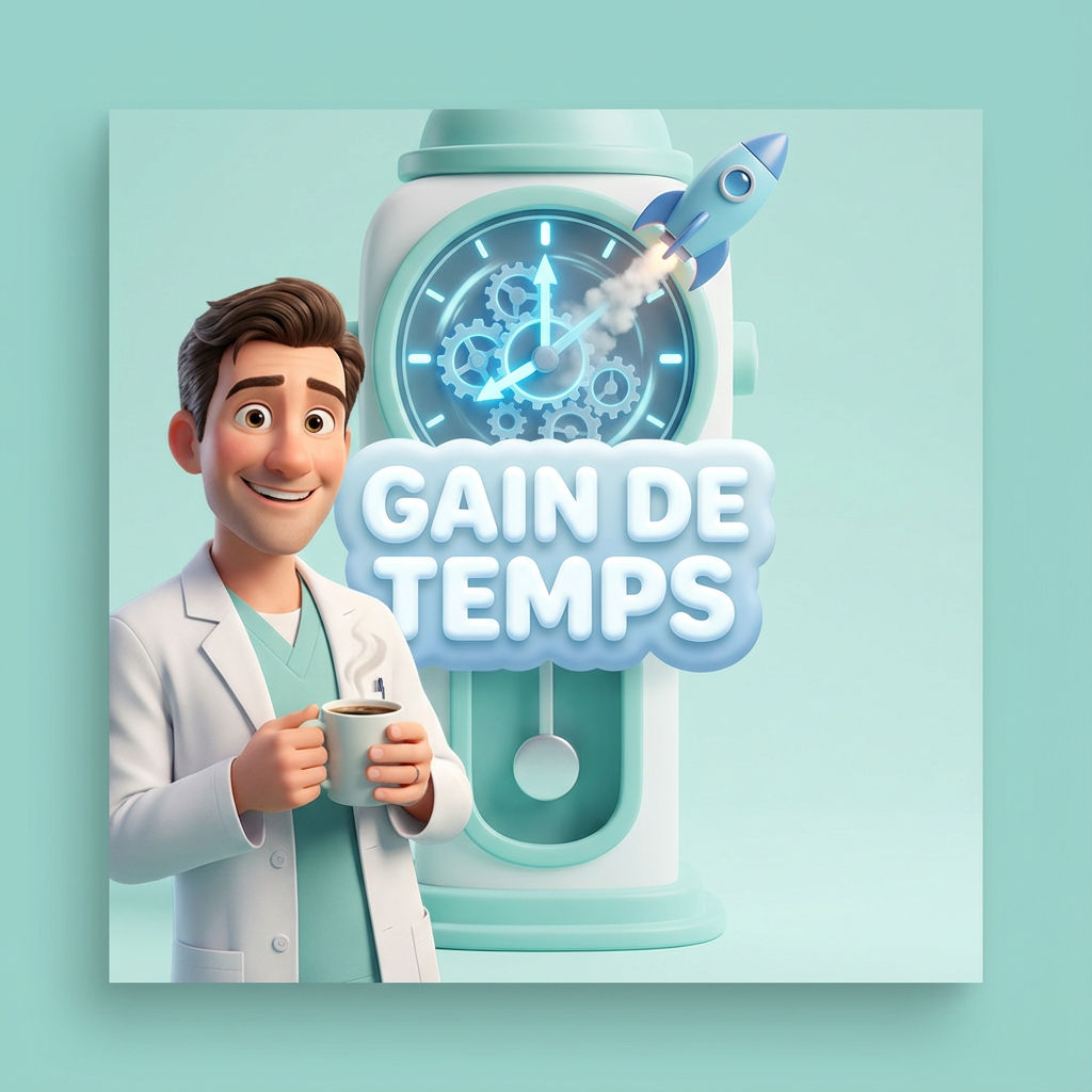 Gain de temps précieux pour dentiste avec automatisation cabinet dentaire