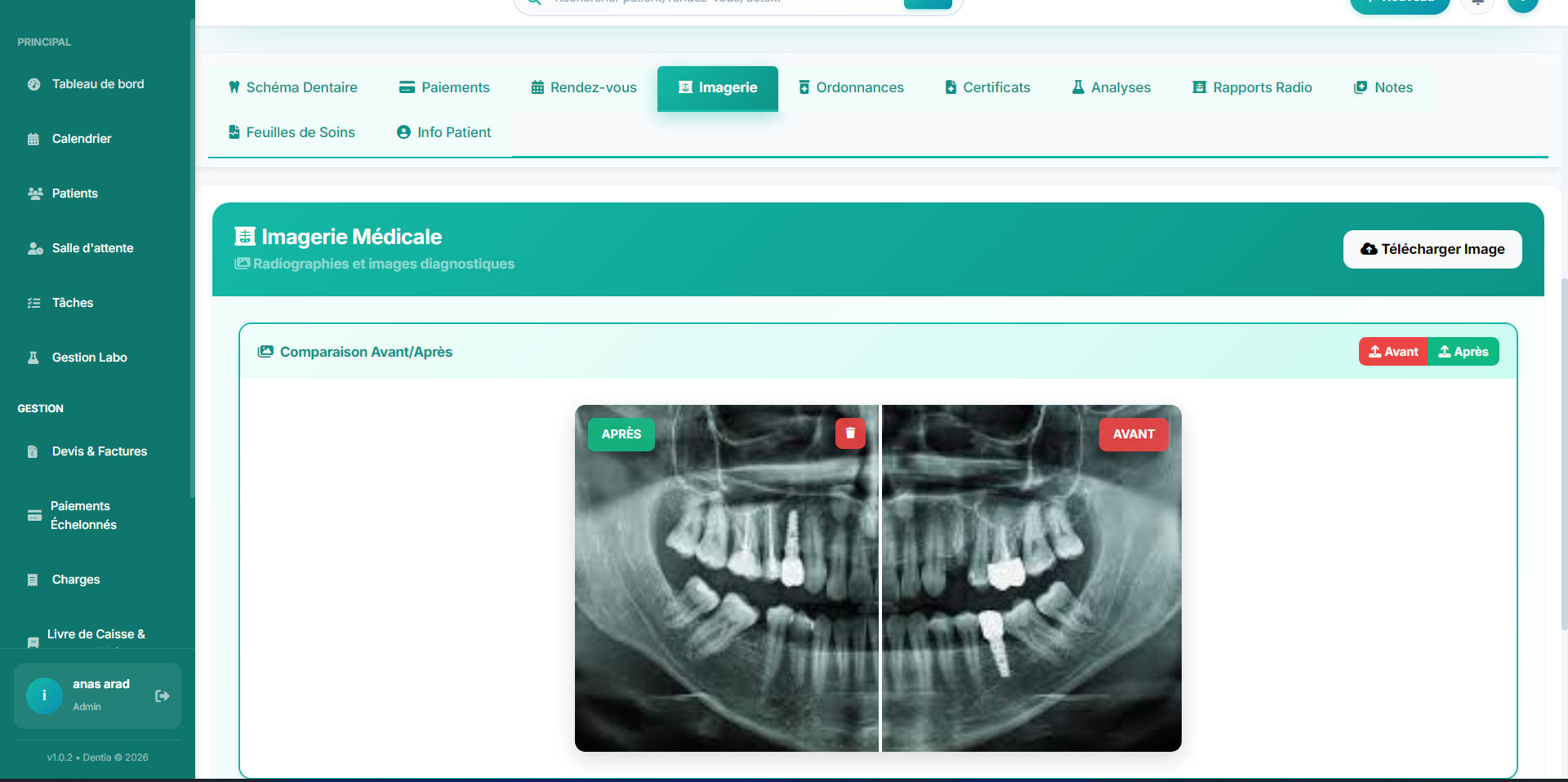 Galerie radios et imagerie Dentia