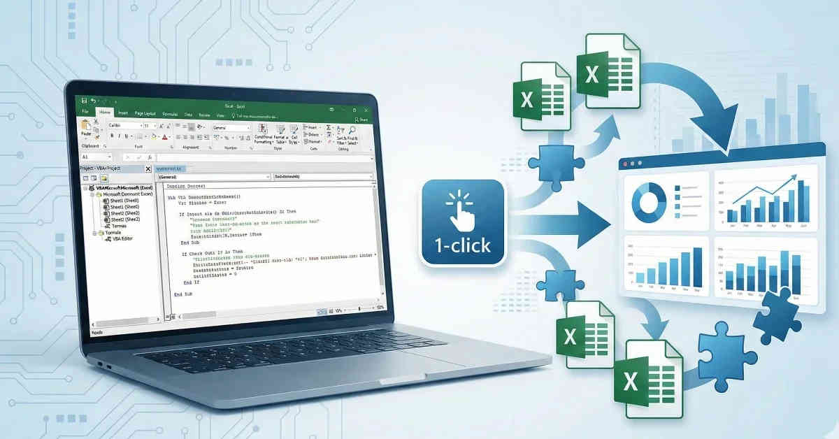 Tutorial VBA Excel Pemula: Otomatisasi Gabung File