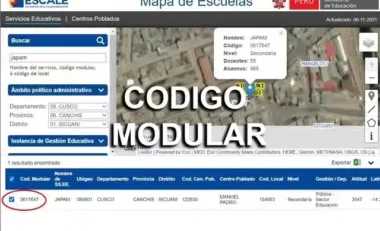 Aprenda a Obtener Código modular de Institución Educativa