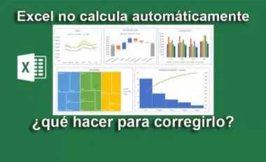 Excel no calcula automáticamente ¿Qué hacer para corregirlo?