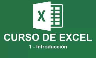 Curso de Excel de Básico a Intermedio – 1 Introducción