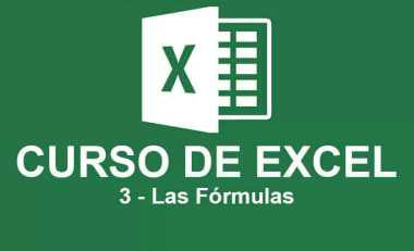 Curso de Excel de Básico a Intermedio - 3 Las Fórmulas de Excel