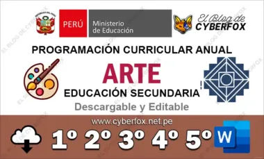 Programación Curricular Anual Arte y Cultura