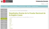 Resultados del Examen de Nombramiento Docente 2024 en Cusco