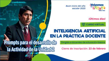 Curso de Inteligencia Artificial en la Práctica Docente. 4 Prompts para Transformar tu Labor Docente: Genera Imágenes, Videos y Presentaciones con IA