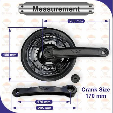 MTB/FAT Bike Bicycle 3 Gear Crank Set