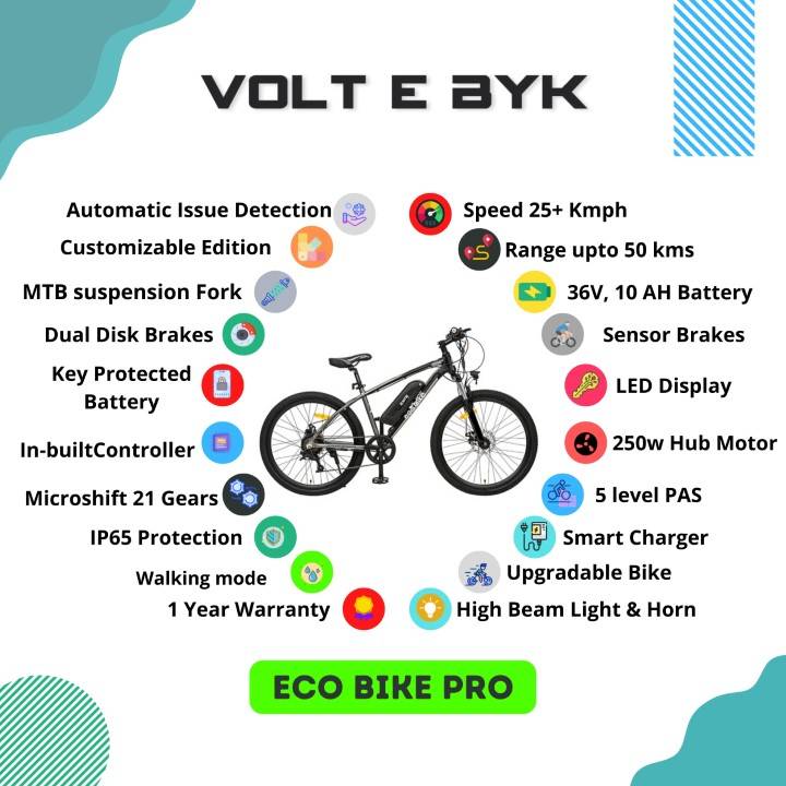 Product Image 3 of Voltebyk Eco Bike Pro 10AH - Electric from Voltebyk