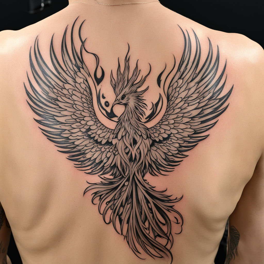 AI-generated tattoo design