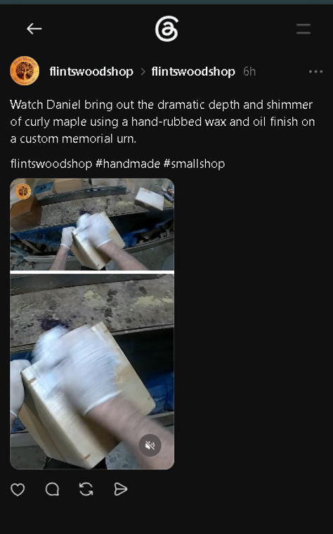 The same Postango post, live on Threads
