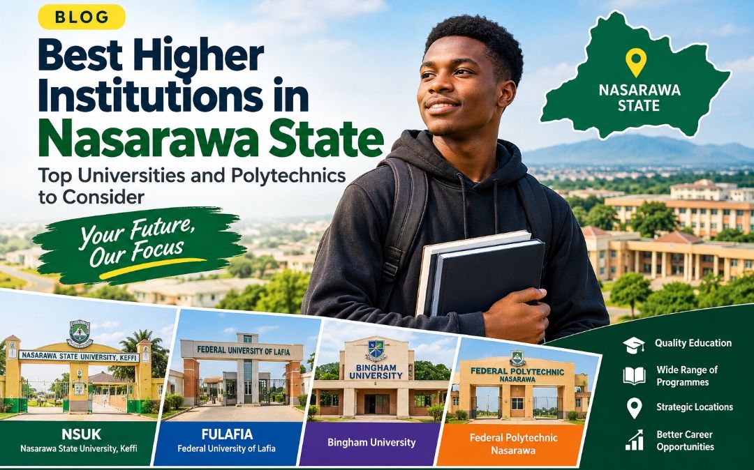 Best Higher Institutions in Nasarawa State 2026: Top Universities & Polytechnics