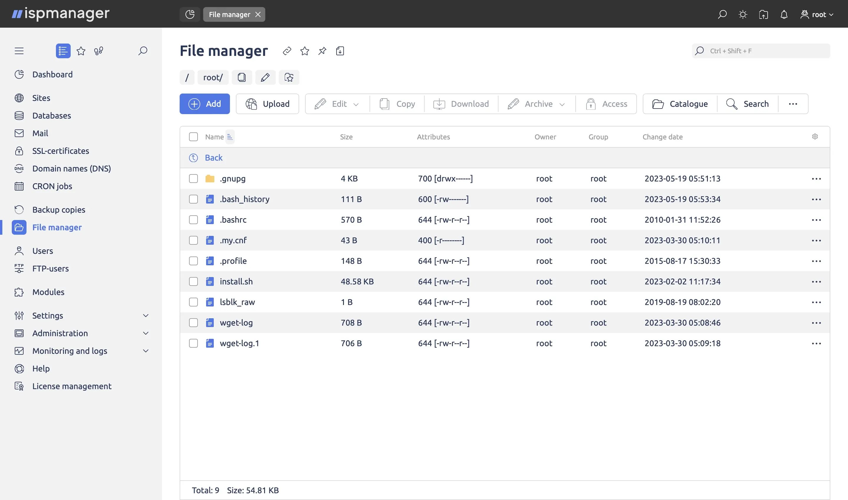 ispmanager, cpanel, plesk, web panel, web hosting panel