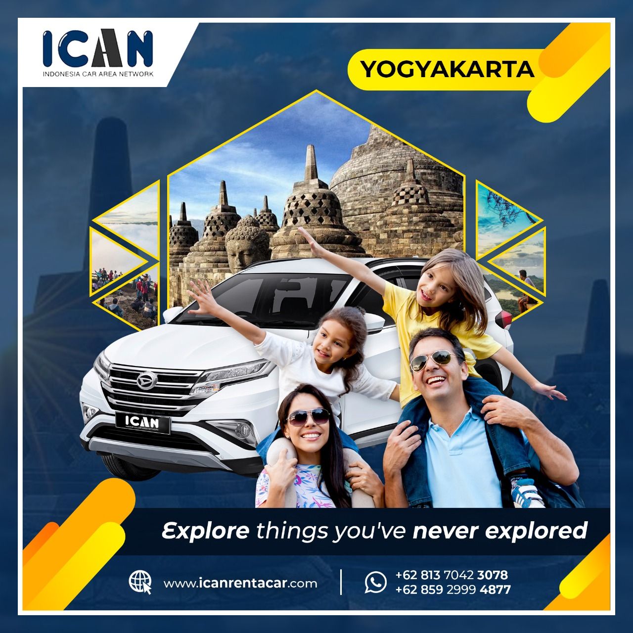Our locations | Indonesia Car Rental Area Network - Professional Car ...