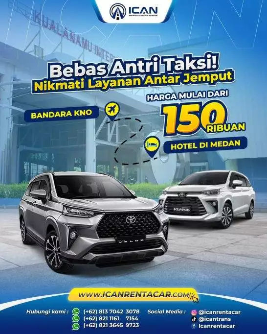 rental mobil medan antar jemput bandara