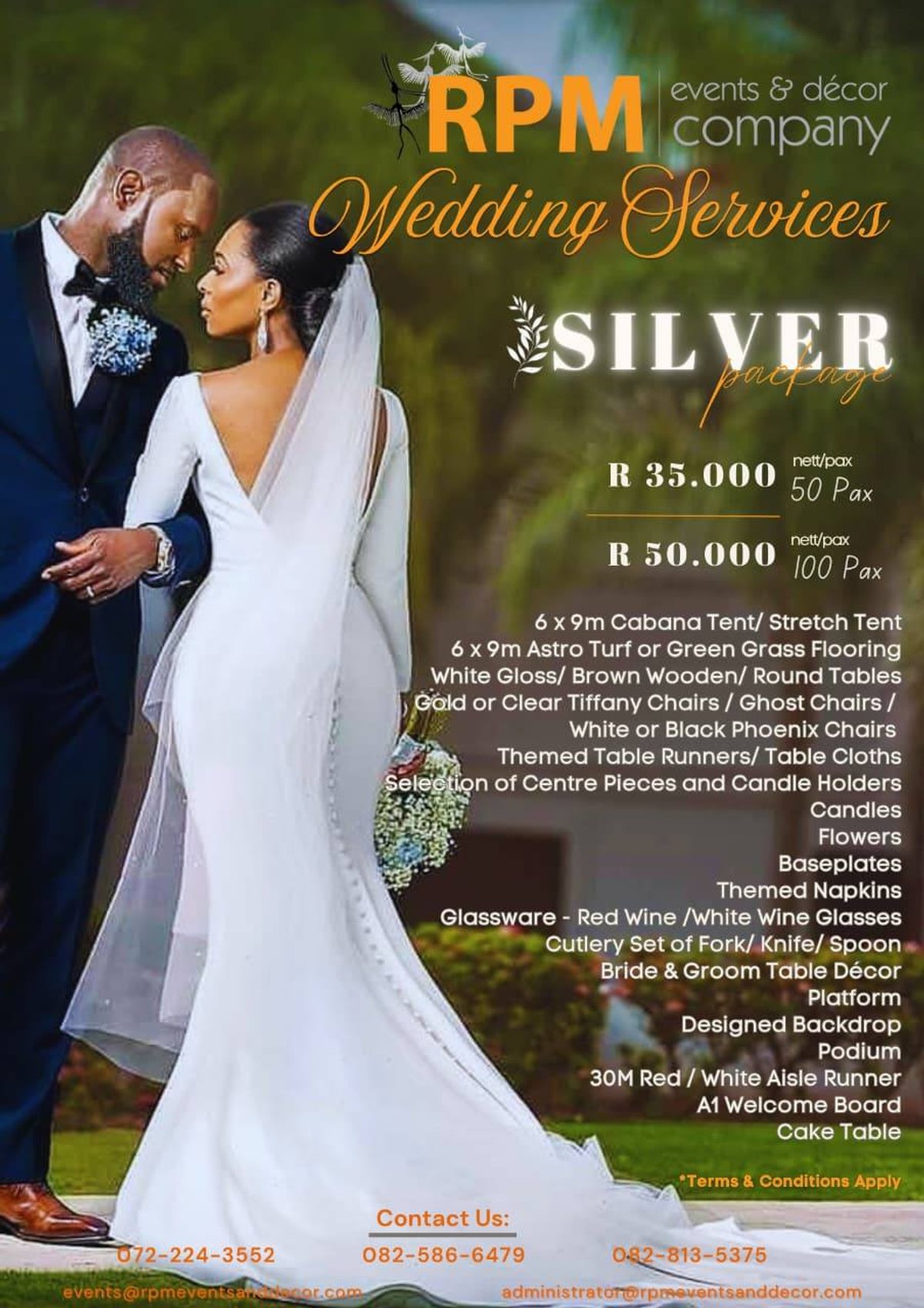 Event venue, vendors, and service providers in South Africa